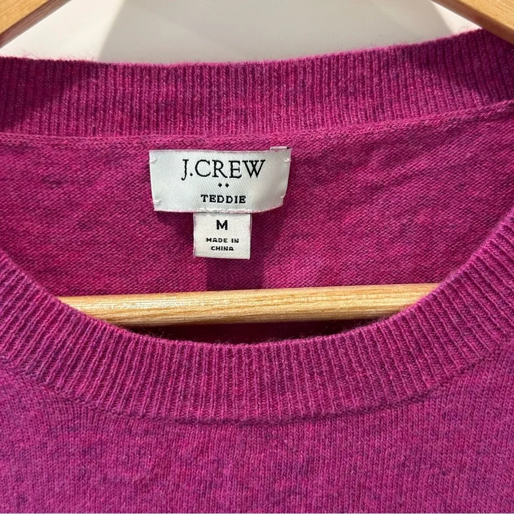 J Crew cotton-wool blend Teddie sweater. Size M